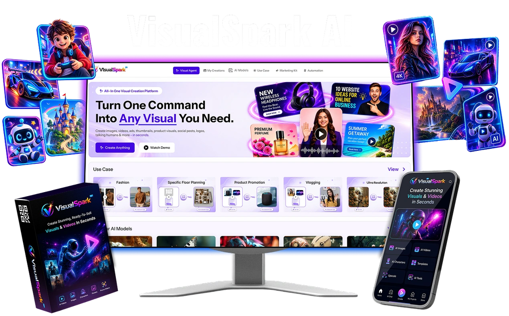 VisualSpark AI Mockup